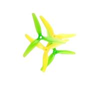 2 Pairs S4 5x3.1x3 3-Blade Propeller - 5031 Tri-Blade Green Yellow For FPV Freestyle RC Drone