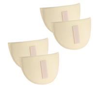 2 Pairs Set-in Shoulder Pads Thickness 1.5cm Shoulder Pads for Womens Clothing Breathable Sponge Pads Shoulder Enhancer Sewing Supplies for Sloping High Low Shoulders Blazer Suit T-Shirt (Flesh Color)