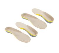 2 Pairs Shoe, Pads Flat Feet Correction EVA Soles Relief Insoles for Walking Running Light Weight Breathable