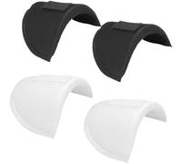 2 Pairs Shoulder Pads without Sewing, Detachable Foam Shoulder Pads, Breathable Sponge Shoulder Pads for Women Clothes Men, Enhance Outfit Shape, Blazer Coat Clothing Shirt