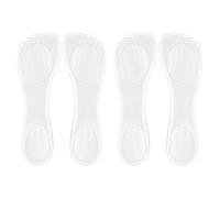2 Pairs Silicone High Heel Inserts Clear Gel Cushion Insoles Self Adhesive Non Slip Shoe Pads Comfortable Dress Shoe Insoles for Ladies Boots Pumps