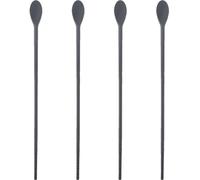 2 Pairs Silicone Integrated Chopsticks Spoon Portable Kitchen Utensils Coffee Tea Spoon Beverage Stirrers Silicone Serving Spoons Kitchen Spoons Silicone Spoons re-usable