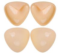 2 Pairs Silicone Push-Up Stick-On Bra - Waterproof Reusable Adhesive Boost Cups With Sided Pads