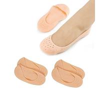 2 Pairs Silicone Socks, Moisturizing Silicone Sock, Anti Crack Silicone Gel Foot Protector MoisturIzing Full Socks Smiling Foot for Dry/Cracked Skin