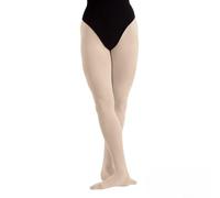 2 Pairs Silky Childrens Girls Full Foot Dance Ballet Tights White Pink 2 Pairs - Pink Age 5-7
