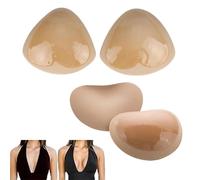 VNDUIFH 2 Pairs Snowy Sticky Bra Inserts,Self Adhesive Women Bra,Breast Lifter for Women (10,one size)