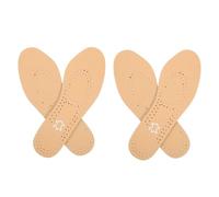 2 Pairs Sweat Absorbing Shoe Insoles Replacement Inserts | European Size 36 to 45, Pu Latex Anti Slip Fabric, for Men and Women Long Hours