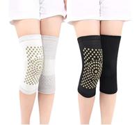 2 pairs SwellGuard Self-Heating Lymphatic Sleeves,Mugwort Acupressure Detoxing Shaping Knee Pads for Women Men (A,XXL)