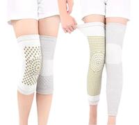 2 pairs SwellGuard Self-Heating Lymphatic Sleeves,Mugwort Acupressure Detoxing Shaping Knee Pads for Women Men (E,XXL)