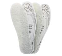 2 Pairs Thermal Shoe Insoles - Memory Foam & Real Fleece Insoles Extra Soft Cut to Size 3-11 UK