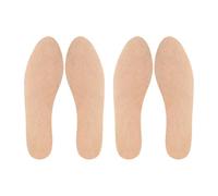 2 Pairs Thin Pigskin Shoe Inserts Self Adhesive High Heel Insoles Anti Slip Sandal Inserts Leather Flat Shoes Insoles Full Foot Shoes Liners Sweat Absorption Shoe Pads for Women S