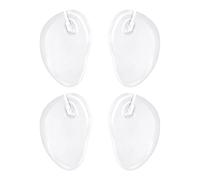 2 Pairs Thong Sandal Cushions Pad, Silicone Thong Flip Flop Cushion Clear Sandal Toe Protectors Sandal Gel Anti Slip Forefoot Cushions Inserts for Foot Protection for Sandals Men Women