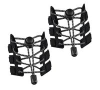 2 Pairs Tieless Elastic Shoe Laces, No Tie Shoelaces for Adults & Kids, Strong Lock Speed Shoestrings for Sneakers, Trainers, Running Shoes, 120cm Shoelaces, Easy Lace System for Effortless Fit