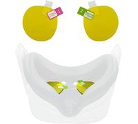 2 Pairs Transparent VR Lens Film for Meta Quest 3 Scratch-Resistant Lens Cover Protector for Quest 3 Accessories Replacement Film for VR Front and Back Screen Protector, Virtual Reality