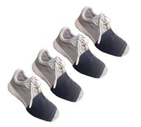 2 Pairs Unisex Over Sneaker Dance Socks,Dance Socks Over Shoes for Dancing on Smooth Floors, Dance Shoe Covers for Women Ballet Dancers Black, Black, Large Wide Women/Large Men