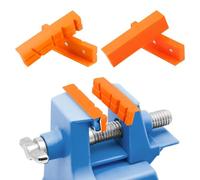 2 Pairs Vise Grip, Magnetic Reversible Pads, Vice Jaw Pads Universal Jaw Covers with Multi Grooves and Standard Waffle Surface, Vice Soft Jaws for Clamping, Woodworking, Plumbing