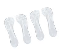 2 Pairs Women ' s High Heel Inserts with Arches 3/4 Length Gel Cushions Pads Shoe Insoles Invisible Gel Pads