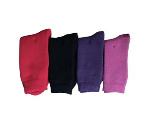 2 Pairs Womens Thermal Socks, Ladies Thermal Extra Warm Double Heat Insulated Soft Socks 1.6 TOG, Cozy Soft Boot Socks, UK Size 4-7 Rozgul®