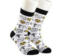 2 Pairs X-Ray Tech Socks Radiographer Gift Radiology Graduation Gift Radiology Technologist Gift (X-Ray Tech Socks)
