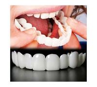 2 PairsAdjustable, Top and Bottom,Temporary Nature and Comfortable, Regain Beautiful Smilefor Men and Women(White)