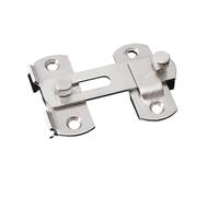 2 Part Metal Barrier Tiny Door Hook for Sliding Glass Entrances Animal Enclosures Home Security Hardware Strong Door Secure