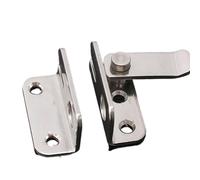 2 Part Metal Barrier Tiny Door Hook for Sliding Glass Entrances Animal Enclosures Home Security Hardware Tiny Door Hook