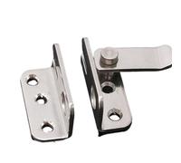 2 Part Tiny Door Hook Screw Against Burglary Metal Secure for Barn Entrances Pet Enclosures Sliding Glass Security Dense Door