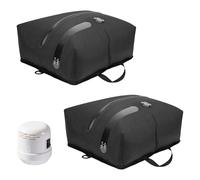2 PC 16L TPU Vacuum Compression Backpack Travel Bags with Wireless Pump, 70D Nylon Waterproof Zipper Design, Airtight Valve Construction - Luggage Storage Space-Saving Wonder