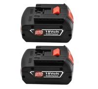 2 Pc 18.0Ah 18V Rechargeable Li-Ion Battery Compatible With Bosch Power Drill BAT609 BAT609G BAT618 BAT618G BAT614 Portable Replacement