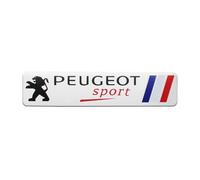 2 Pc Car Stickers for Peugeot 208 208L 307SW 206CC 207CC Styling Personalise Sport Emblem Decal Car Decoration Tailgate Badge Decal Self-Adhesive Film,Estyle