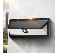 2 Pc Motion Sensor Solar Security Lights Marco Paul Black One Size