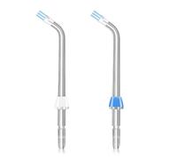 2 PC Plaque Seeker Replacement Tips for Waterpik Flosser,Plaque Remove Brisles Heads Compatible with Waterpik Water Flosser Oral Irrigator,Water Floss Replacement Plaque Brush Head Accessories