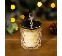2 pc Scented Candle Decoration Silver Stag Lemon Lavender Marco Paul Silver One Size