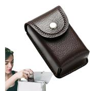 2 Pc Soft Glasses Case - Eyeglass Pouches, Soft Protective Eyeglass Cover | Protective Travel Pu Leather Eyeglass Pouches, Portable Glasses Case with Snap Button for Spectacles, Creative Glasses Case