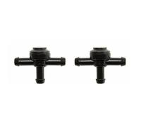 2 Pce Windshield Washer Washer T Connector Valve Car Accessories for Most Cars and Motorcycles