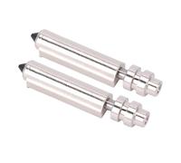 2 Pcs 0.4mm Hardened Steel Hotend Nozzle Replacement for X 3D Printer