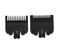 2 Pcs 0.5 & 1.0 Clipper Guards (1.5mm and 3mm)- Fit Most Full - Size Wahl Clippers - Ideal for Salon & Home Use - Essential Hair Clipper Accessories for Precise Cuts