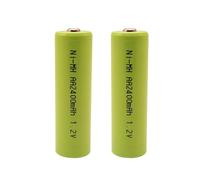2 PCS 1.2V 2400mAh Rechargeable Battery - Compatible with Electric Toothbrushes, Alarm Clocks, Microphones, Remotes - Long-Lasting Power Supply for Multiple Devices(4pc)