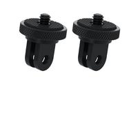 2 Pcs 1/4"-20 Camera Tripod Conversion Adapter, Aluminum Camera Tripod Mounting Handgrip Adapter Action Camera Screw Compatible with Gopro, Insta360, Sony or Other Brand 1/4Inch Accessories