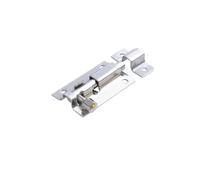 2 Pcs 1.5/2/3/4 Inch Long Silver Stainless Steel Door Bolts Latch Solid Sliding Bolt Hasp Staple Gate Safety Lock Hardware for Bathroom Bedroom(Silver,1.5 inch)