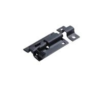 2 Pcs 1.5/2/3/4 Inch Long Silver Stainless Steel Door Bolts Latch Solid Sliding Bolt Hasp Staple Gate Safety Lock Hardware for Bathroom Bedroom(Black,3 inch)