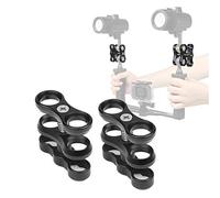 2 Pcs 1" Aluminum Ball Clamp Mount for Underwater Diving Light Arms Tray System, Photography Diving Camera