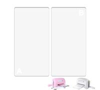 2 Pcs/ 1 Pair Mini Cutting Pads for Die Cutting Machine, Clear Polycarbonate Plastic Mini Cutting Plates, Cutting Pads Die Cutting Plates 6.26 x 3 x 0.1 inch