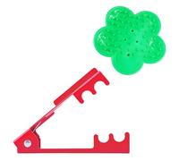 2 PCS/1 Set Rose Thorn Stripper Tool Professional Thorn Remover Tools 5.5" Metal Flower Stem Leaf Stripper 4.7" PVC Leaf Stripping Tool for Gardening Home Florist