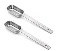 2 Pcs 1 Tablespoon 15 ml Tablespoon Measuring Spoon, Stainless Steel Single Measuring Spoon Individual Tablespoons Heavy Duty Measurings Spoons with Long Handle for Spice Jar Coffee Loose Tea
