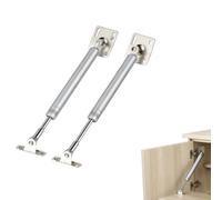 2 Pcs 100N Gas Struts, Soft Close Stay for Drop Down Cabinet Doors and Lids | Two 100N gas struts support drop-down doors with controlled movement for kitchen cupboards, toy boxes andother storage lids.
