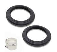 2 Pcs 110 mm Silicone Toilet Lip Seal Replacement Cassette Lip Seal | Durable Rubber Cassette Tank Gasket Toilet Waste Tank Seal for C2 C3 C4 C200 C250 C260 C400 C500 Toilet Caravan Waste Tank