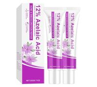 2 Pcs 12% Azelaic Acid Cream,Rosacea Cream Gentle and Moisturizing Reduces Redness Even Skin Tone for Spot Prone Skin