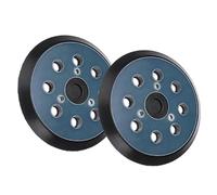 2 Pcs 125mm Replacement Sander Backing Pad & 8-Hole Adhesive Sanding Discs Combo for Makita BO5021, BO5041, BBO180 Random Orbital Sanders