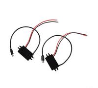 2 PCS 12V/24V to 5V USB C DC-DC Converter Step-Down Module with IP68 Waterproof Rating and Reverse Polarity Protection for Car Dash Cams, Navigators and